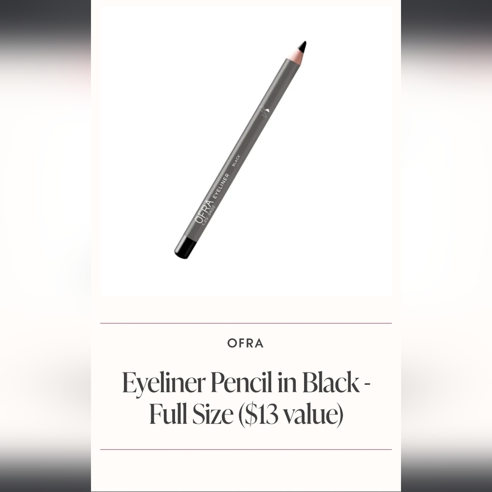 OFRA Jet Black Eyeliner Pencil